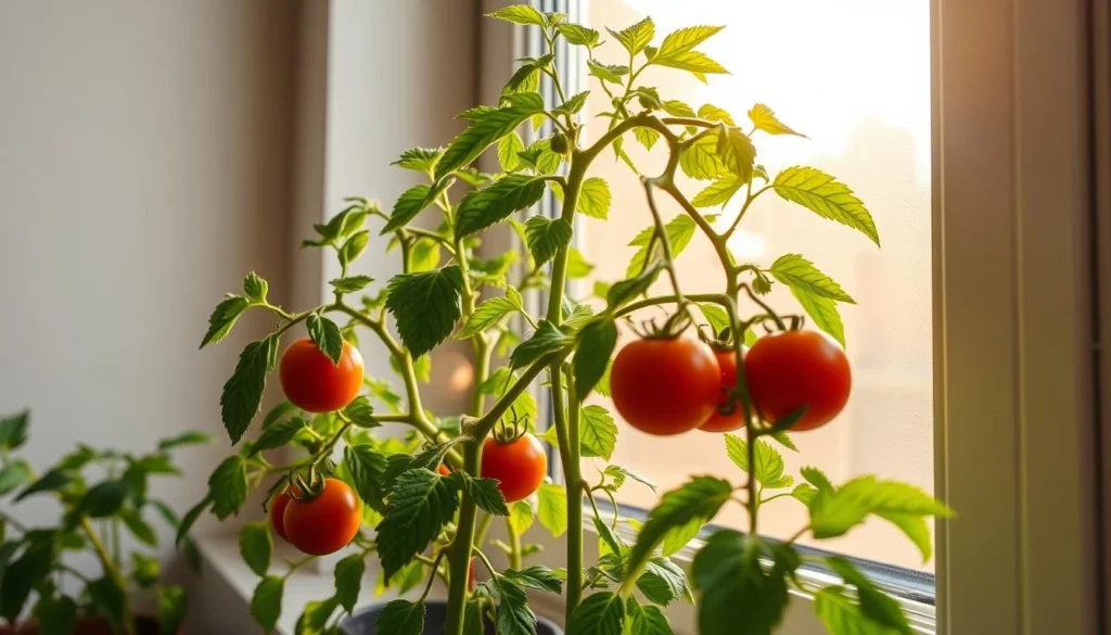 indoor gardening tomaoes