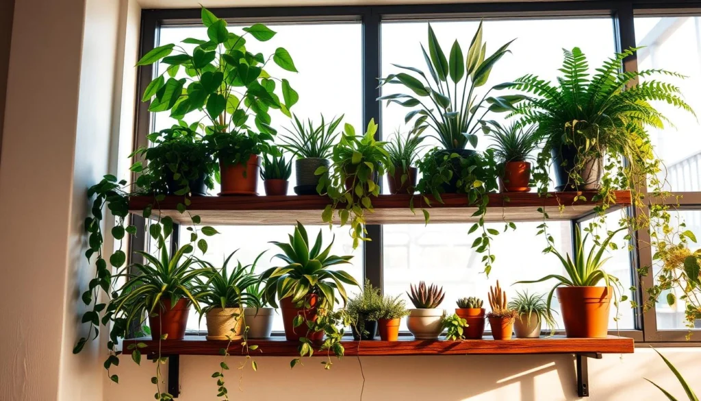 indoor plant shelf ideas