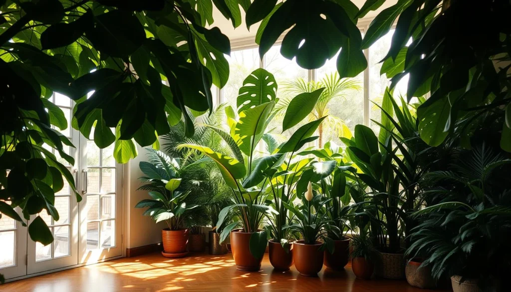 tall indoor plants
