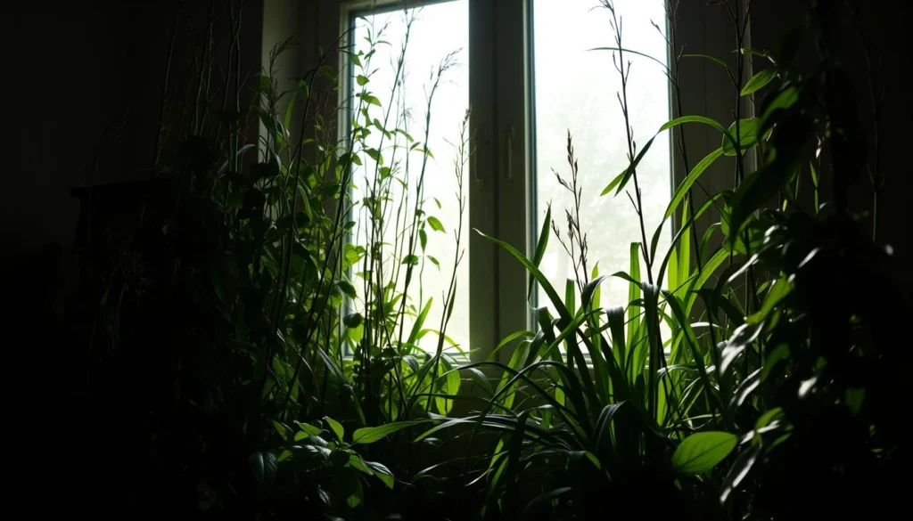 tall plants low light
