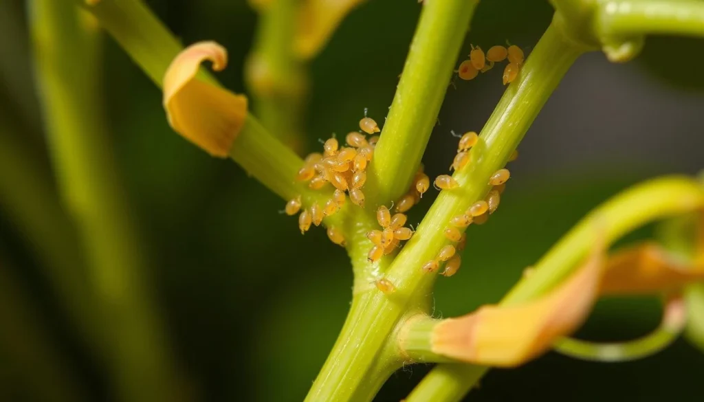 aphid damage on indoor plants