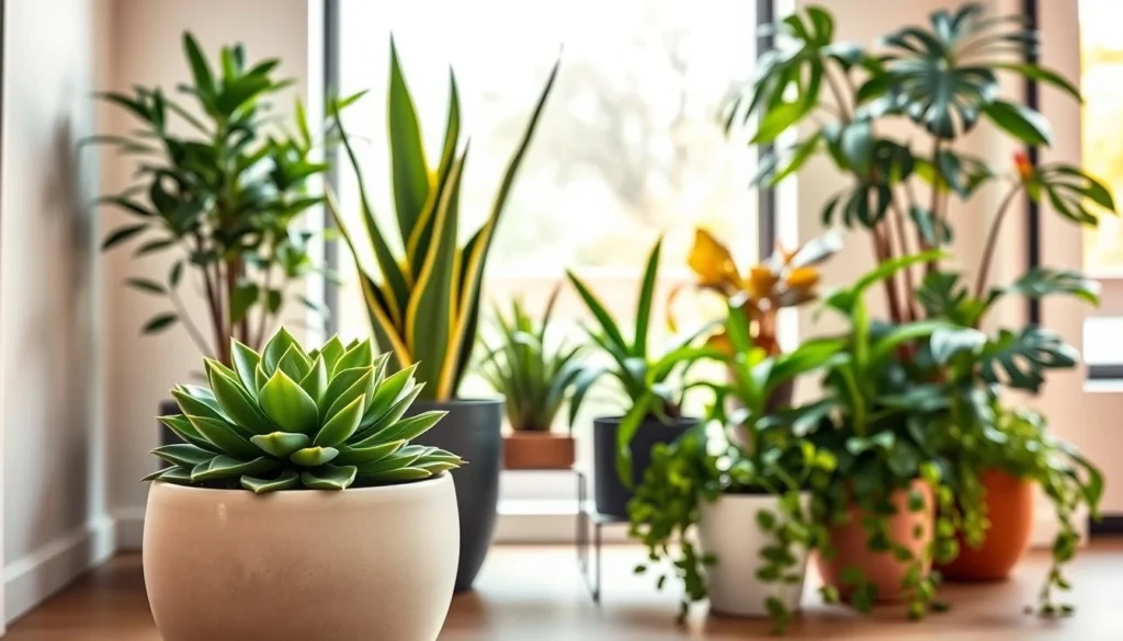 stylish indoor plants